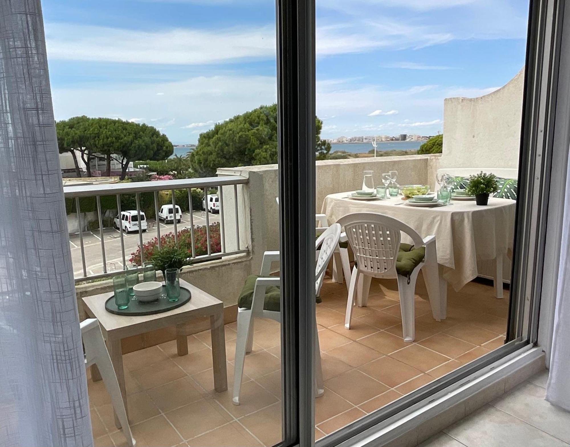 Studio Le Vue Mer Acces Direct A La Plage Parking Prive Clim Belle Terrasse Le Grau-du-Roi Esterno foto