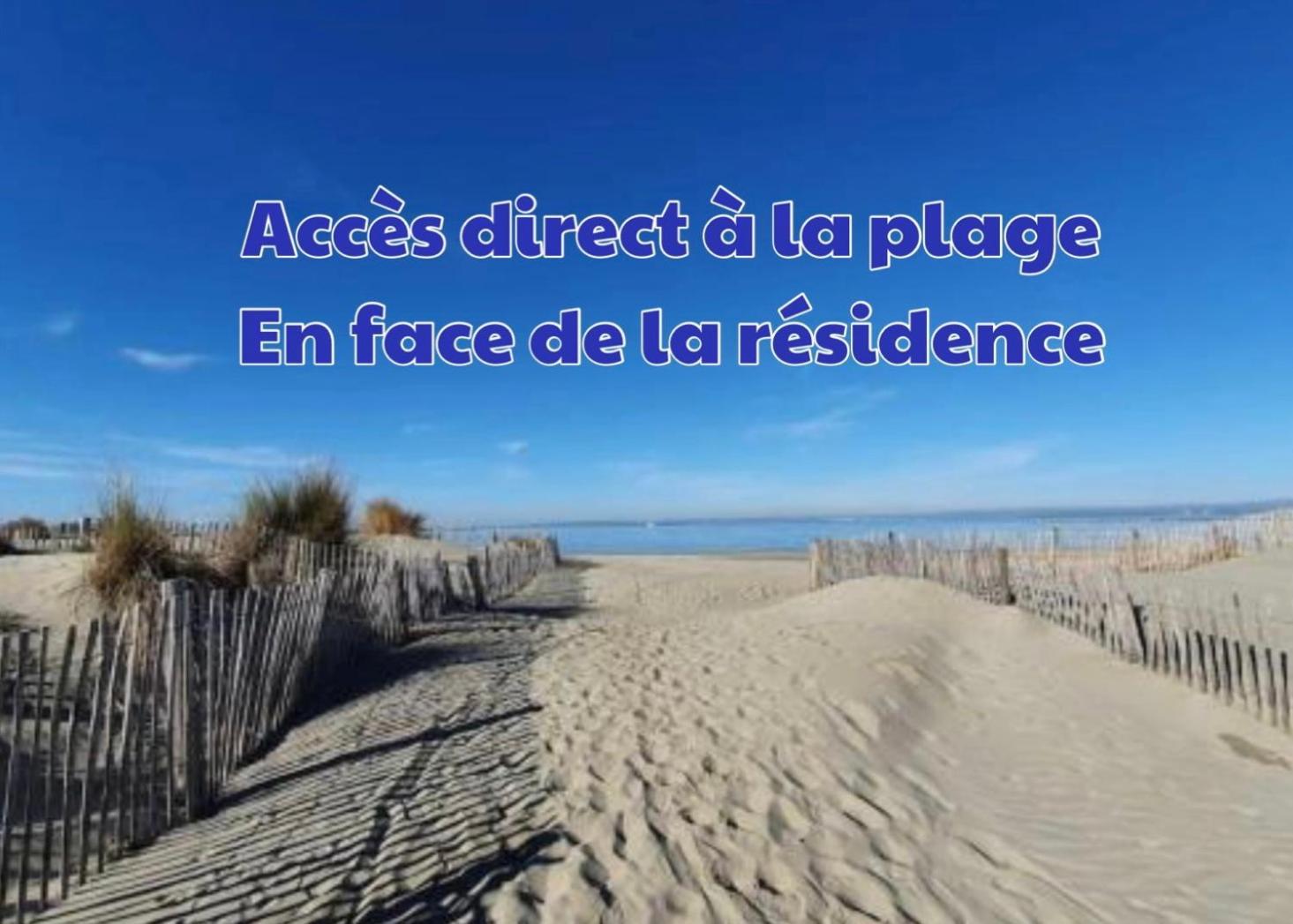 Studio Le Vue Mer Acces Direct A La Plage Parking Prive Clim Belle Terrasse Le Grau-du-Roi Esterno foto